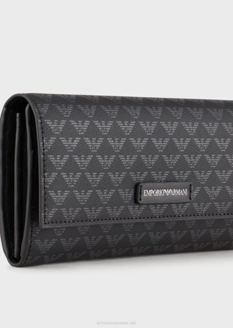 femei R802G909 portofel cu clapă integral vultur Armani model