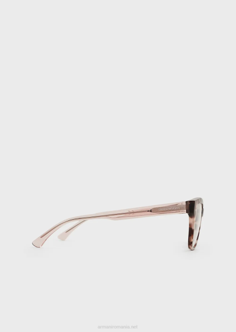 femei R802G914 ochelari cu ochi de pisică Armani roz