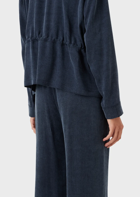 femei R802G2741 jacheta cupro spalata cu nasturi si cordon Armani