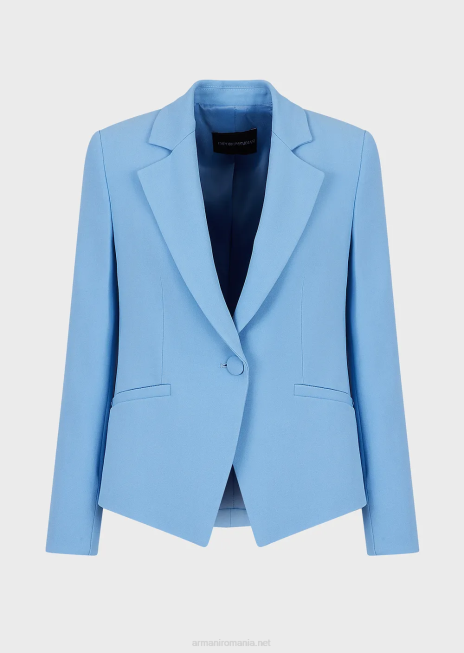 femei R802G40 geacă din crepon din cady cu revere Armani