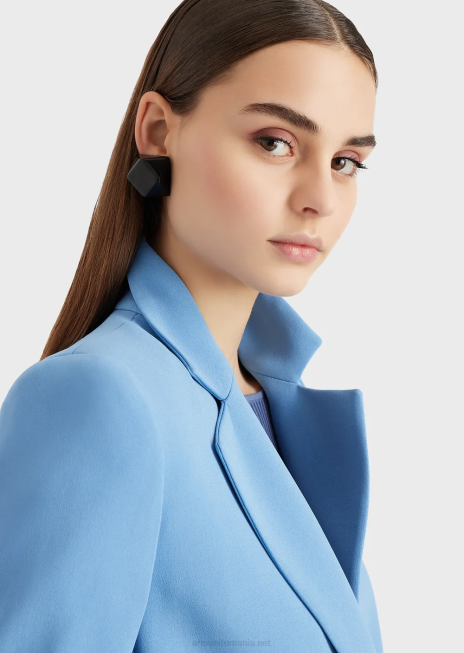 femei R802G40 geacă din crepon din cady cu revere Armani