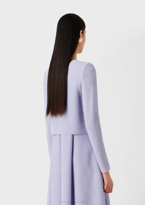 femei R802G53 bolero cu fermoar din jerseu bară Armani lilla