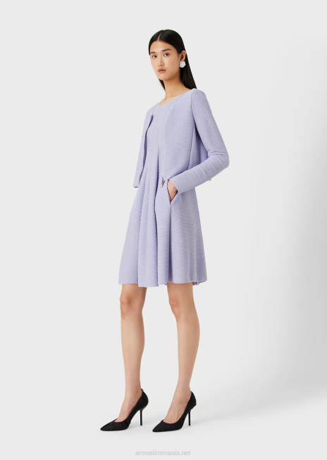 femei R802G53 bolero cu fermoar din jerseu bară Armani lilla