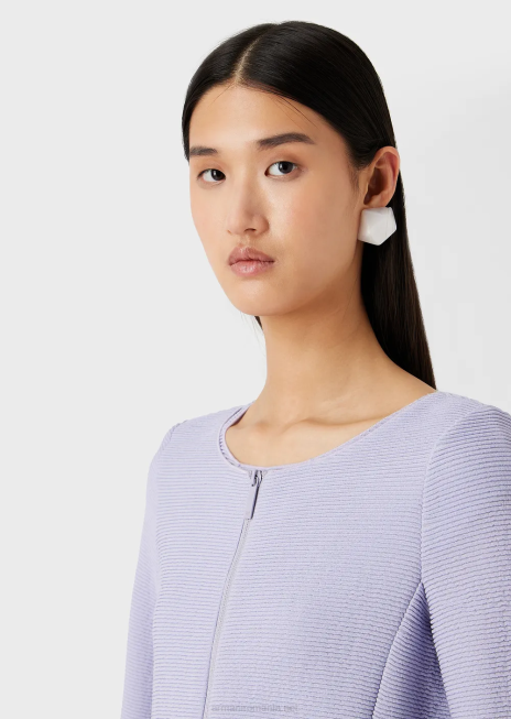 femei R802G53 bolero cu fermoar din jerseu bară Armani lilla