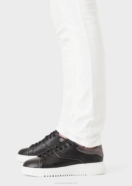 femei R802G2773 Blugi skinny j18 cu talie înaltă din denim confort Armani alb