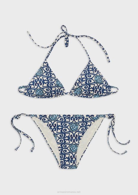 femei R802G4 bikini triunghi căptușit colecție sustenabilă Armani model