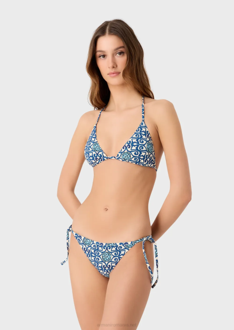 femei R802G4 bikini triunghi căptușit colecție sustenabilă Armani model