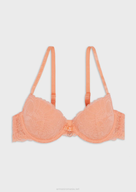 femei R802G159 sutien push-up din dantela reciclata din dantela eterna Armani roz