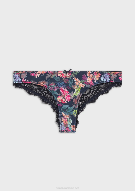 femei R802G168 slip brazilian din microfibră reciclată charme zilnic Armani