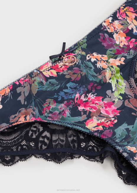 femei R802G168 slip brazilian din microfibră reciclată charme zilnic Armani