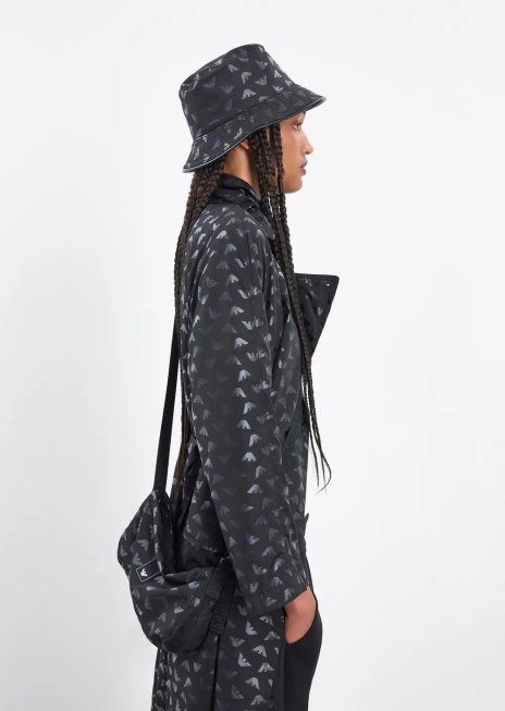 femei R802G277 pantaloni de jogging din jerseu dublu, travel essentials Armani negru