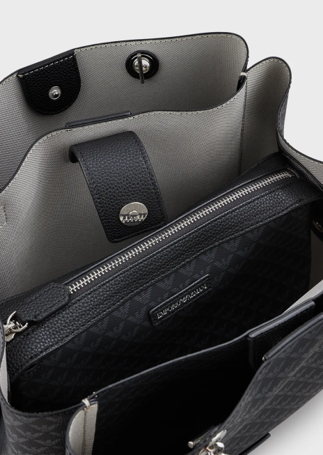 femei R802G724 geantă de cumpărături cu vultur cu farmec de vultur Armani model