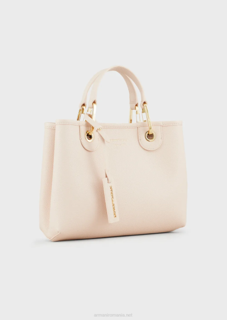 femei R802G657 myea bag geanta shopper mica cu imprimeu cerb Armani roz pudra