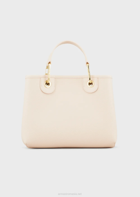 femei R802G657 myea bag geanta shopper mica cu imprimeu cerb Armani roz pudra