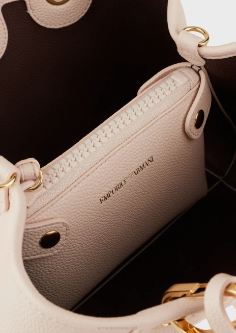 femei R802G657 myea bag geanta shopper mica cu imprimeu cerb Armani roz pudra