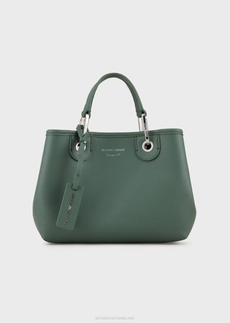 femei R802G661 myea bag geanta shopper mica cu imprimeu cerb Armani verde