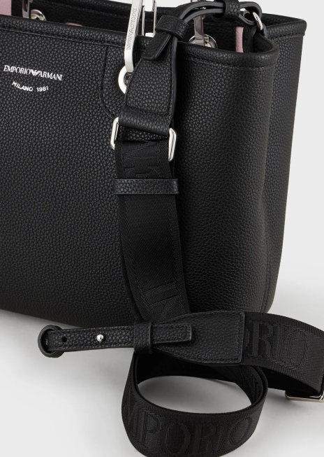 femei R802G663 myea bag geanta shopper mica cu imprimeu cerb Armani albastru marin