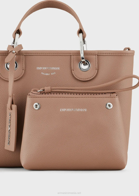 femei R802G666 myea bag geanta shopper mica cu imprimeu cerb Armani albastru