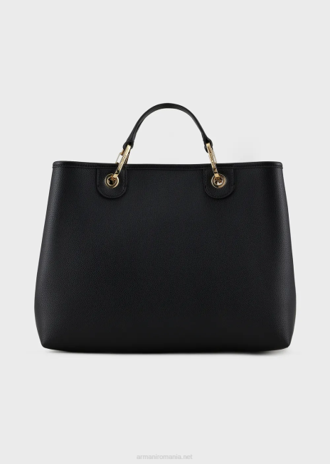 femei R802G673 geantă shopper medium myea cu imprimeu de cerb Armani piele de bivol