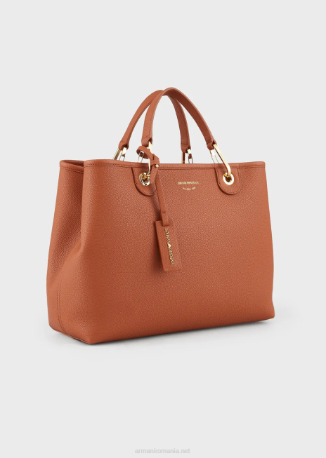 femei R802G675 geantă shopper medium myea cu imprimeu de cerb Armani