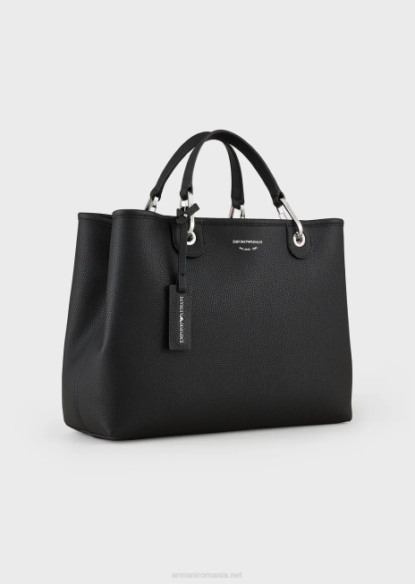 femei R802G686 geantă shopper medium myea cu imprimeu de cerb Armani albastru