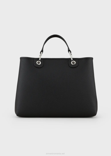 femei R802G686 geantă shopper medium myea cu imprimeu de cerb Armani albastru