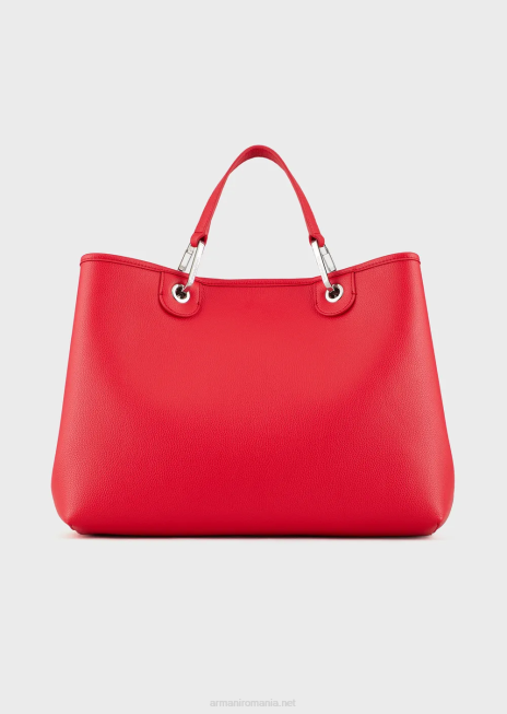 femei R802G687 geantă shopper medium myea cu imprimeu de cerb Armani coral