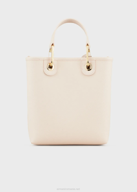 femei R802G692 geantă shopper verticală myea cu imprimeu de cerb Armani nud