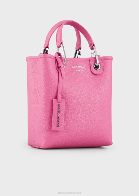 femei R802G695 geantă shopper verticală myea cu imprimeu de cerb Armani fucsie