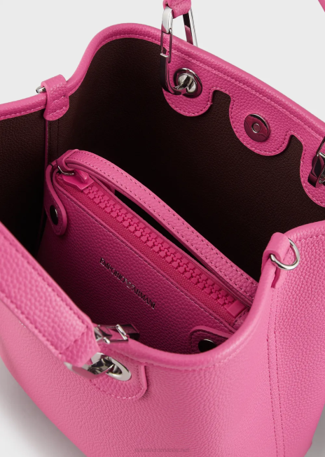 femei R802G695 geantă shopper verticală myea cu imprimeu de cerb Armani fucsie