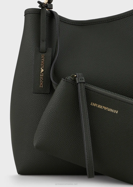 femei R802G697 geantă de umăr myea cu imprimeu cerb Armani padure verde