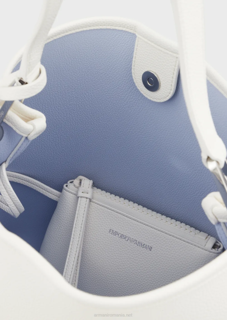 femei R802G698 geantă de umăr myea cu imprimeu cerb Armani albastru marin