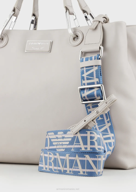 femei R802G715 geanta shopper medium myea din piele ecologica Armani gheaţă