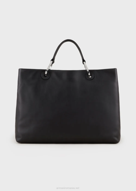 femei R802G716 geanta shopper medium myea din piele ecologica Armani negru