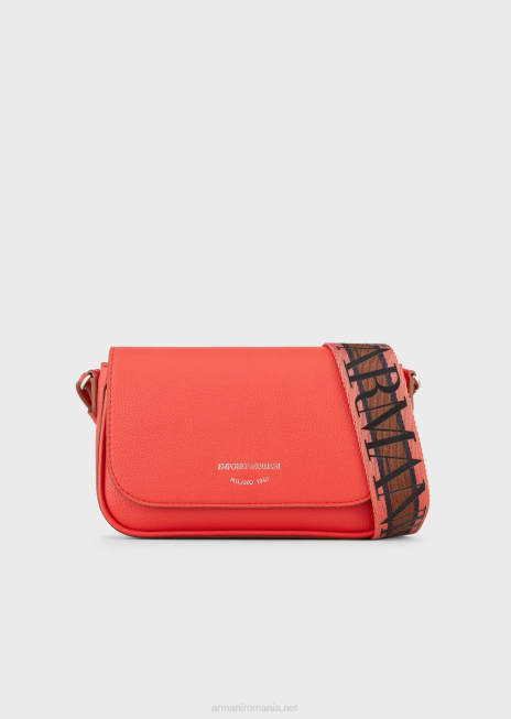 femei R802G577 geanta mini cu imprimeu caprioara Armani portocale