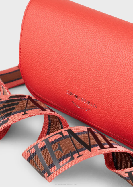 femei R802G577 geanta mini cu imprimeu caprioara Armani portocale