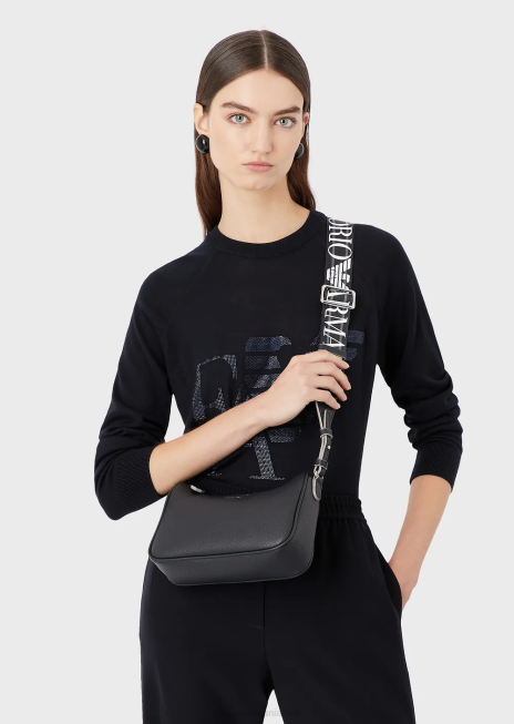 femei R802G594 geanta bagheta cu imprimeu cerb Armani albastru marin