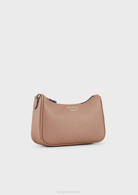 femei R802G595 geanta bagheta cu imprimeu cerb Armani cămilă