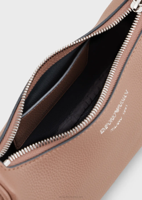 femei R802G595 geanta bagheta cu imprimeu cerb Armani cămilă