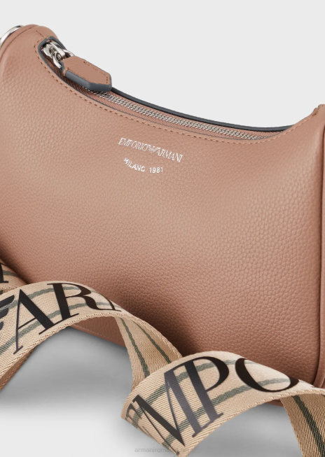 femei R802G595 geanta bagheta cu imprimeu cerb Armani cămilă