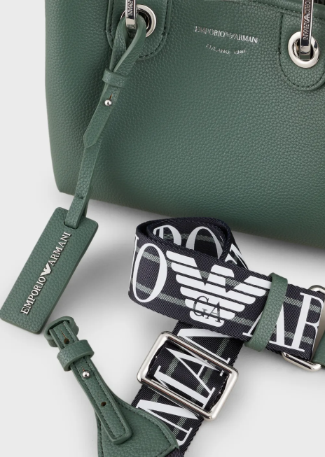 femei R802G596 mini geanta myea cu imprimeu de cerb Armani verde