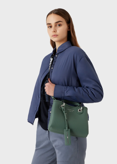 femei R802G596 mini geanta myea cu imprimeu de cerb Armani verde