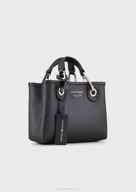 femei R802G600 mini geanta myea cu imprimeu de cerb Armani albastru marin