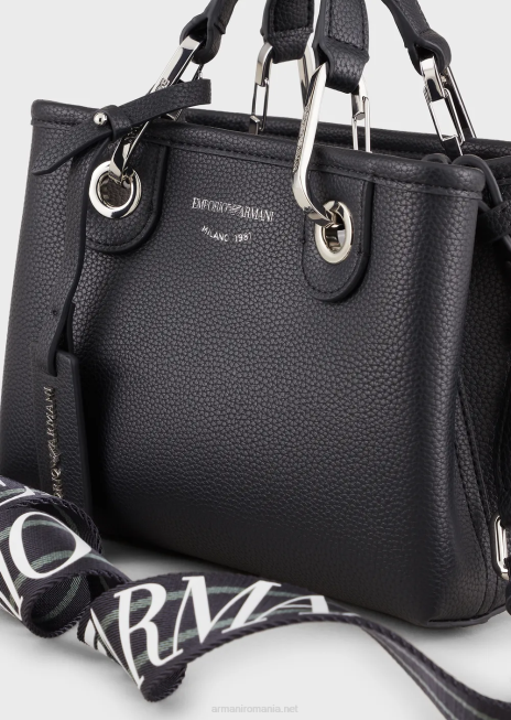 femei R802G600 mini geanta myea cu imprimeu de cerb Armani albastru marin