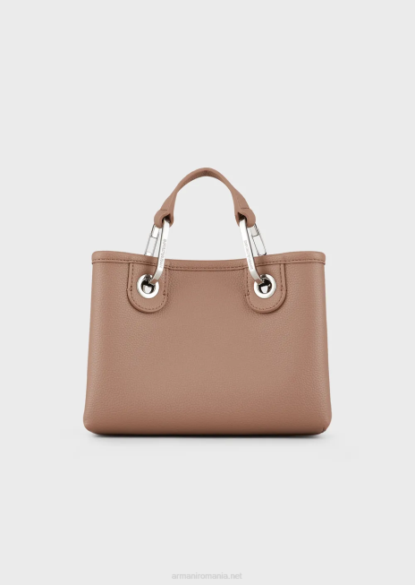 femei R802G601 mini geanta myea cu imprimeu de cerb Armani cămilă