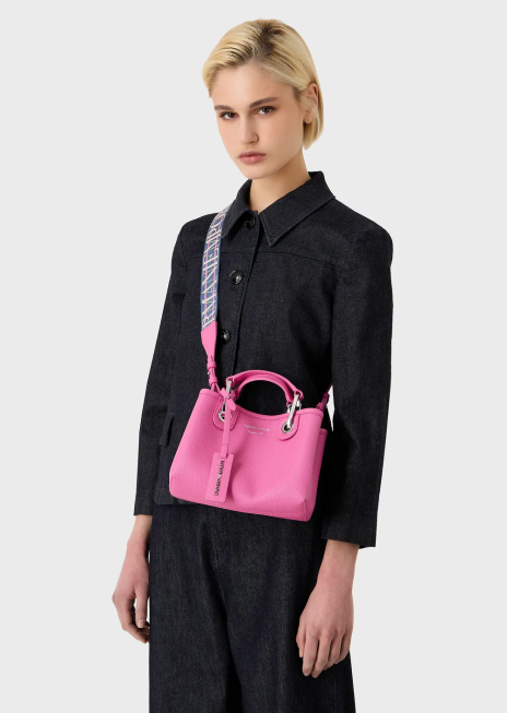 femei R802G602 mini geanta myea cu imprimeu de cerb Armani fucsie