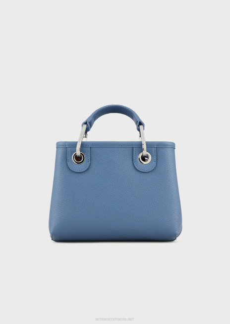 femei R802G604 mini geanta myea cu imprimeu de cerb Armani albastru