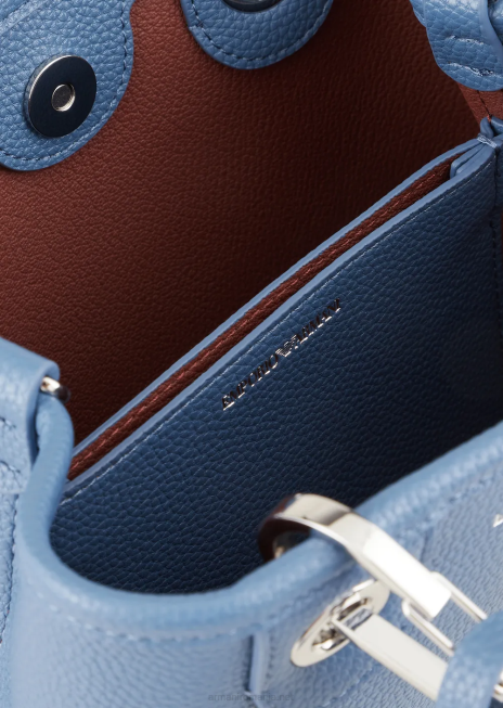 femei R802G604 mini geanta myea cu imprimeu de cerb Armani albastru