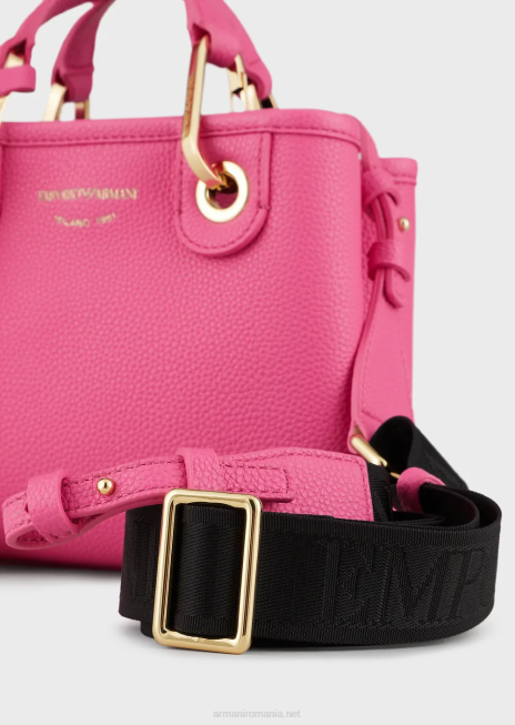 femei R802G605 mini geanta myea cu imprimeu de cerb Armani roz