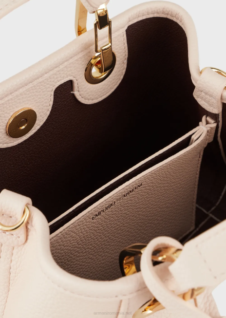 femei R802G608 mini geanta myea cu imprimeu de cerb Armani nud